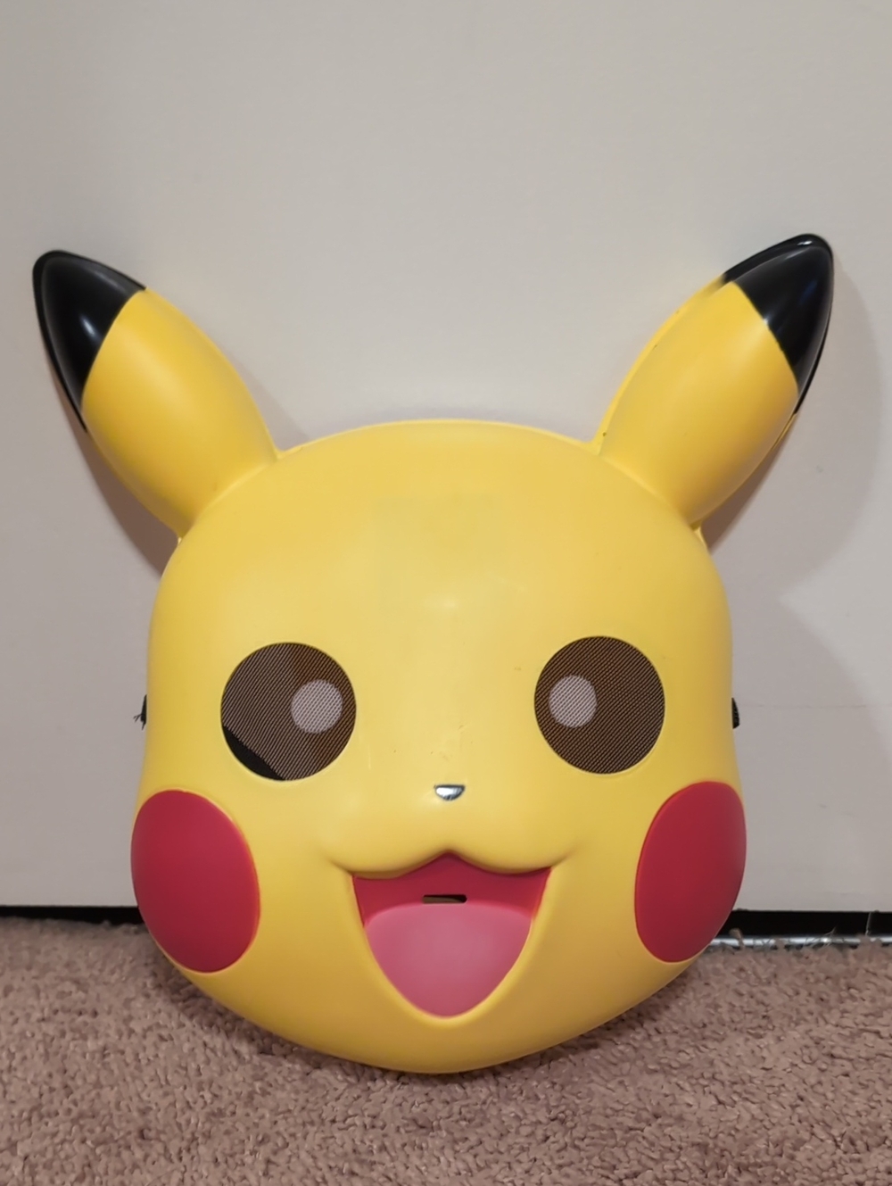 Yellow Pikachu Kids Toy Mask - Official Character Style